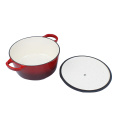 Wholesale cast iron soup pot enameled stock pots  enamel coating cast iron cookware casseroles